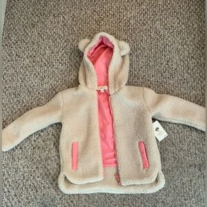 NWT Tucker&Tate Girls Sherpa Jacket - Size 4